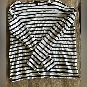 Striped j crew sweater